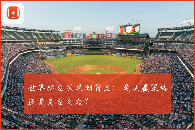 世界杯合买风潮背后:是共赢策略还是乌合之众?